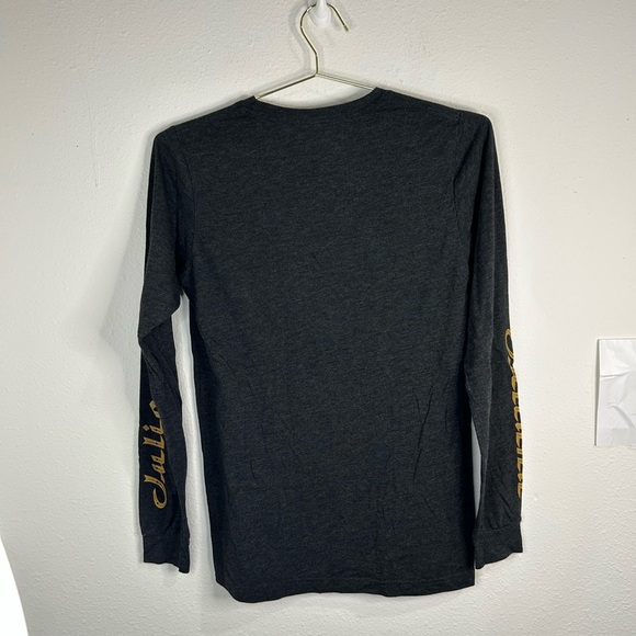 Santa Cruz Long Sleeve Tee Shirt Small Black Strega Logo Chest Script Sleeve - Picture 4 of 6